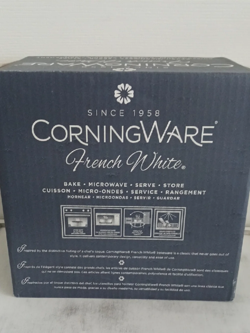 Corningware White Ceramic Lids and Dishes 10pc Set